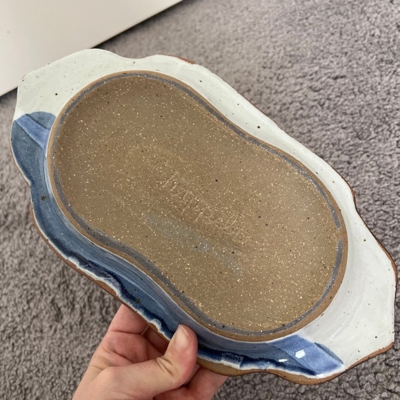 Vintage Chappelle glazed pottery watermelon design tray - Picture 3 of 5